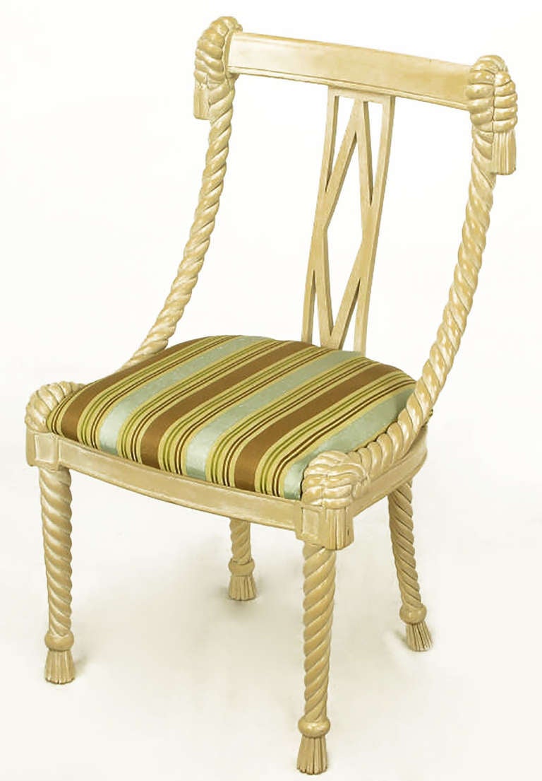 rope chairs tassel