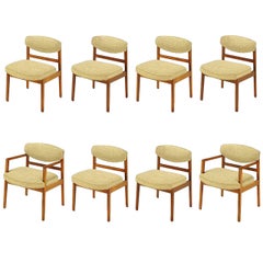 Eight George Nelson for Herman Miller Teak Dining Chairs