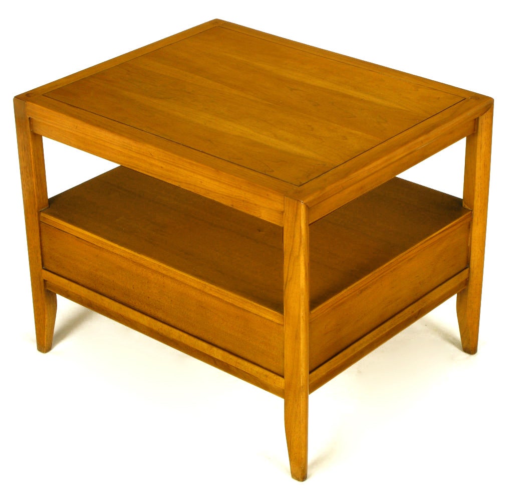 drexel end table with drawer