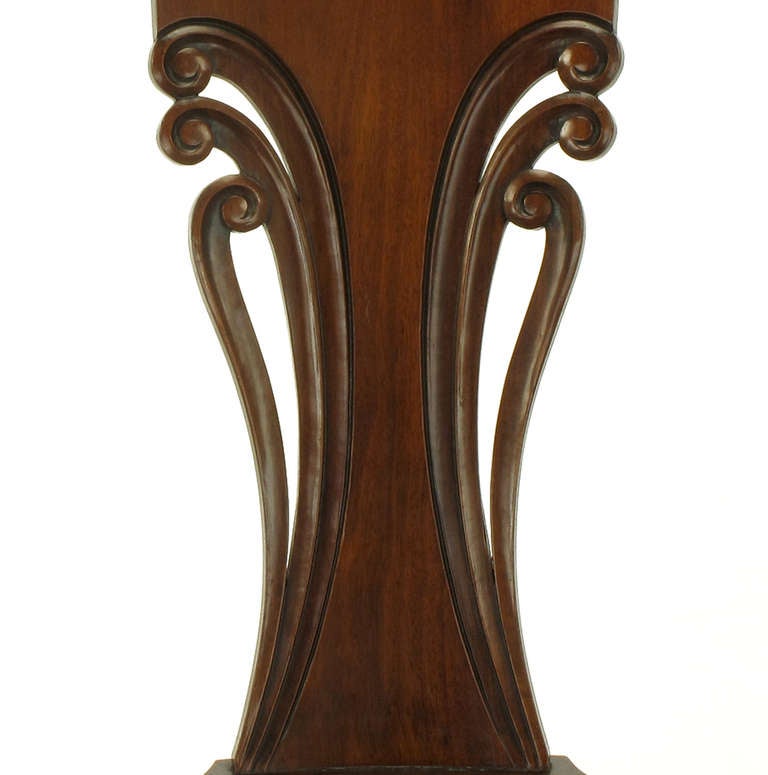 Early 1900s Carved Mahogany Art Nouveau Music Chair 4