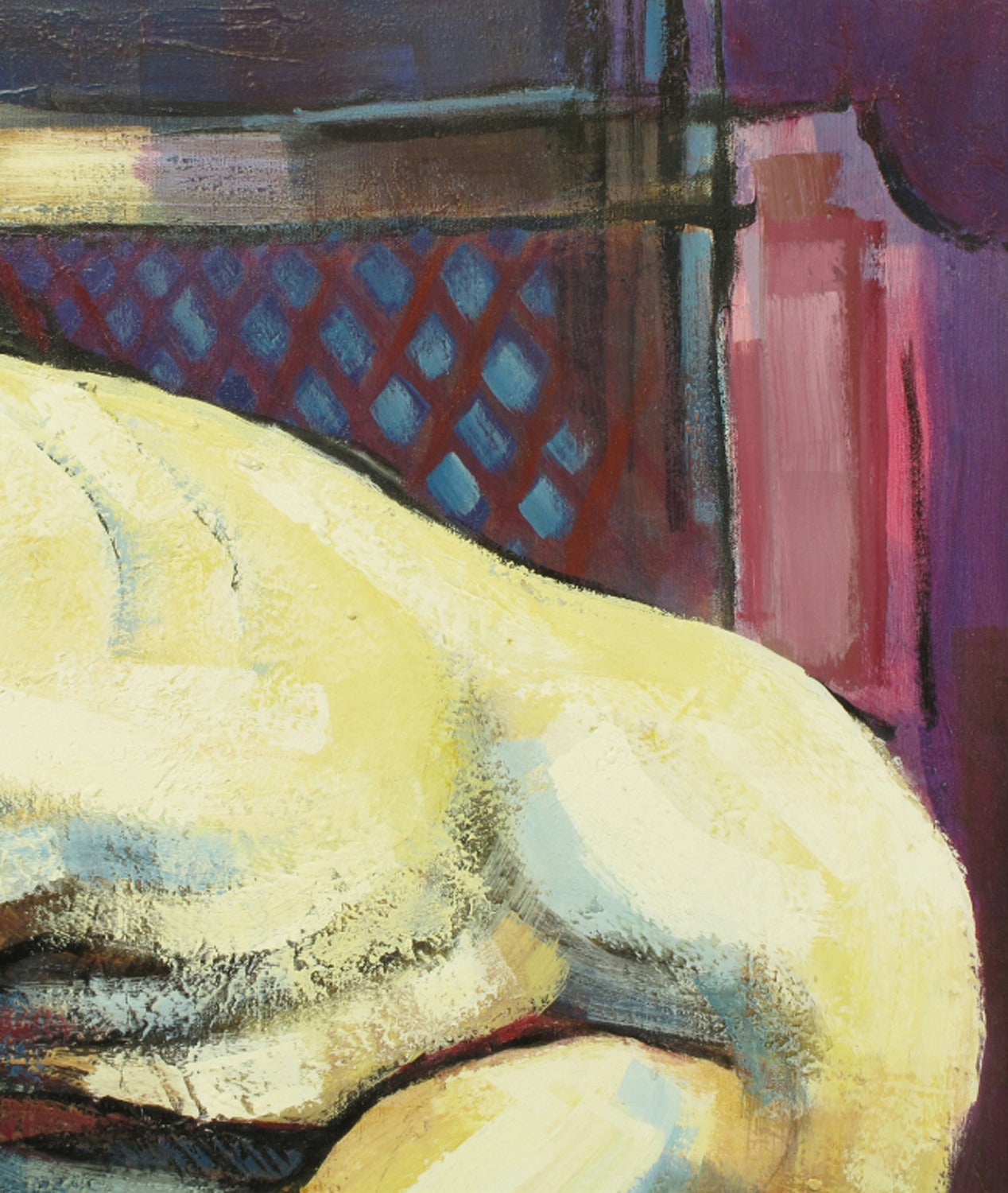Robert J. Cronauer, expressionistisches Nacktes Gemälde im Zustand „Hervorragend“ im Angebot in Chicago, IL