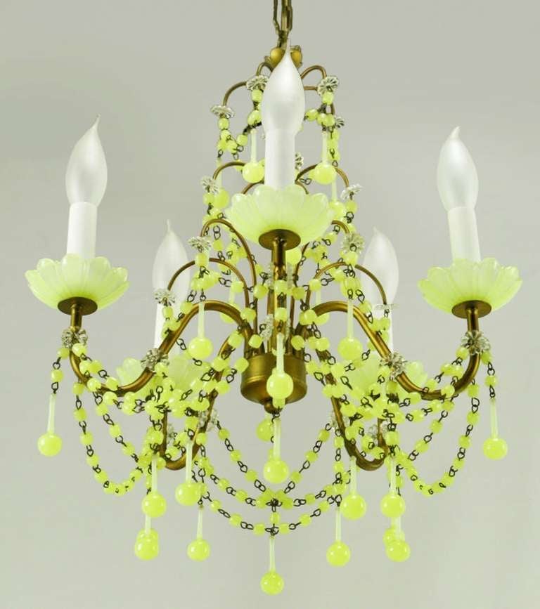 chartreuse chandelier