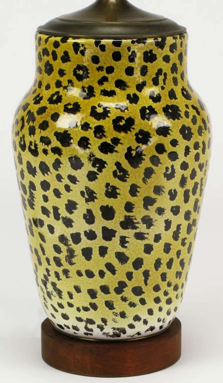 leopard table lamp