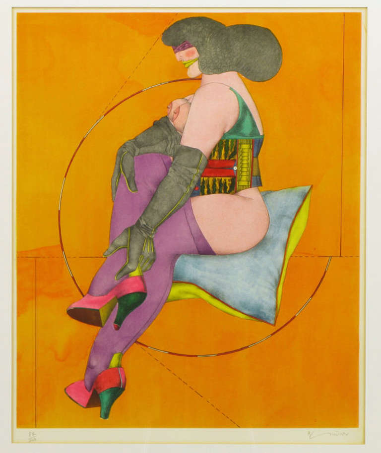 American Richard Lindner (1901-1978) Lithograph Titled 
