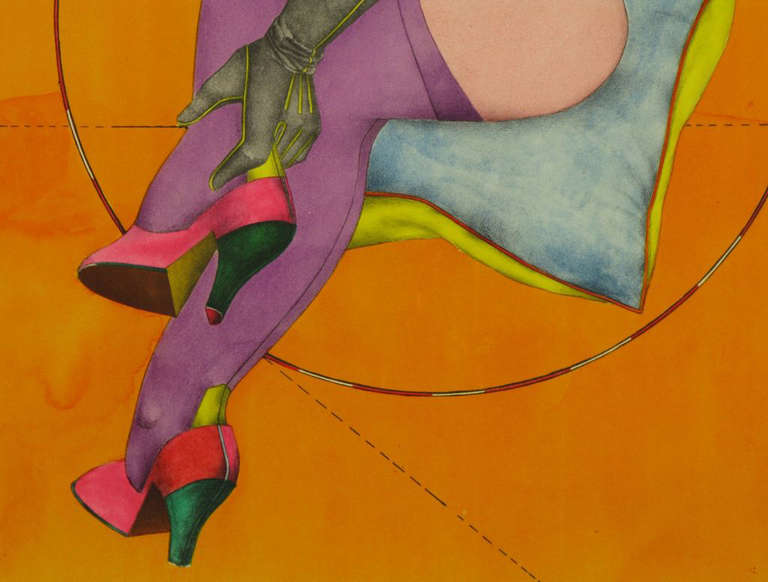 Mid-20th Century Richard Lindner (1901-1978) Lithograph Titled 