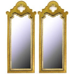 Pair of Gilt Moroccan Style Wall Mirrors