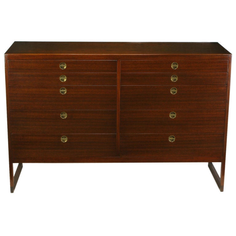 Borge Mogensen Teak Ten-Drawer Dresser