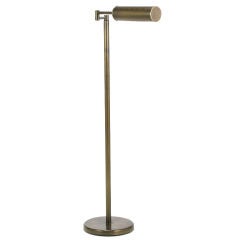 Bronze Swing-Arm Pharmacy Floor Lamp By Nessen