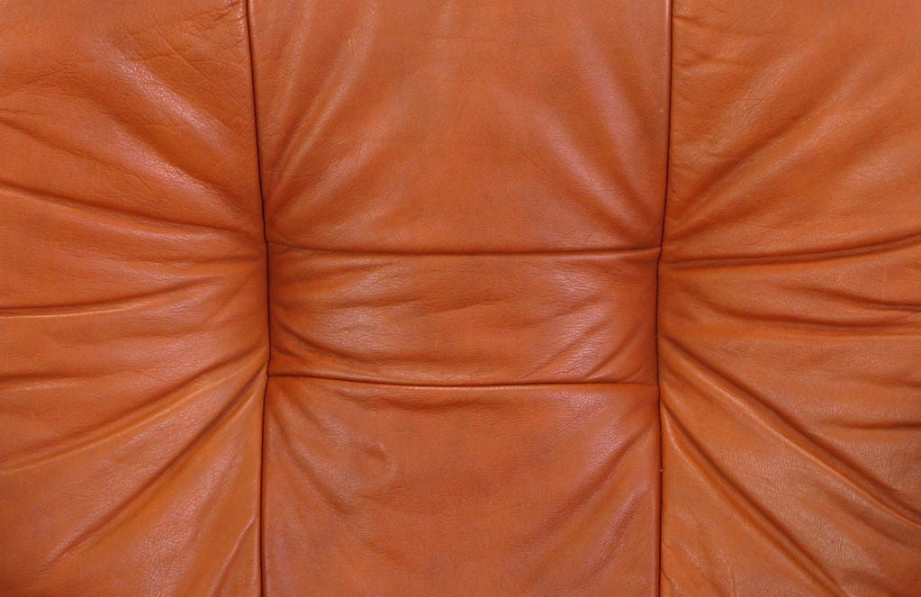 Stranda Industri Rosewood & Pumpkin Leather Club Chair 4