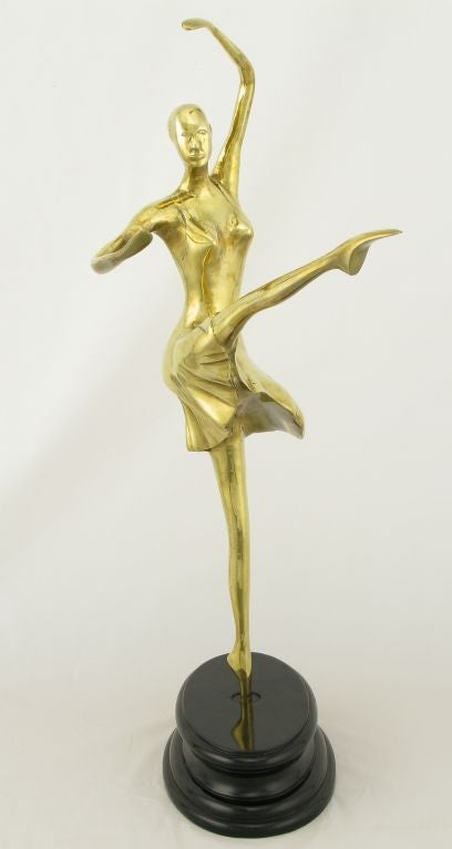 Americano Ballerina En Pointe in ottone da 22
