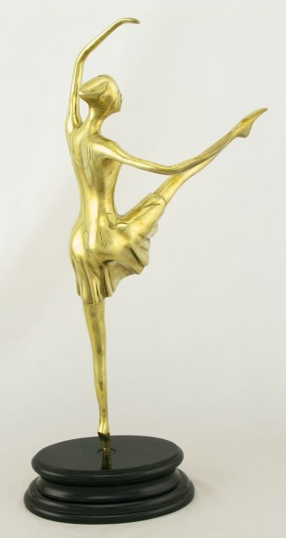Ottone Ballerina En Pointe in ottone da 22