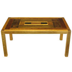 Exotic Wood Parquetry Studio Coffee Table 9