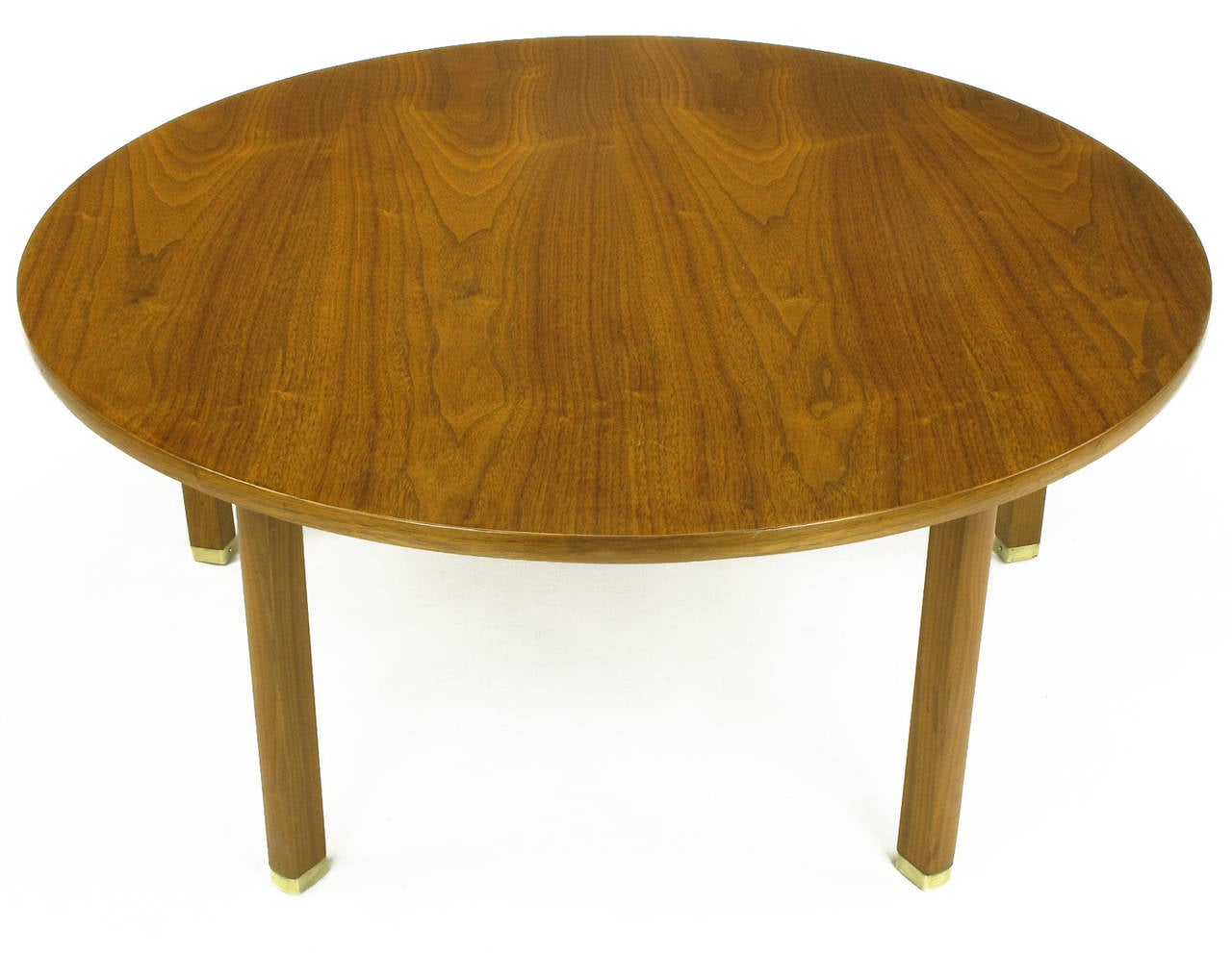 American Uncommon Edward Wormley Five-Leg Walnut Coffee Table for Dunbar For Sale