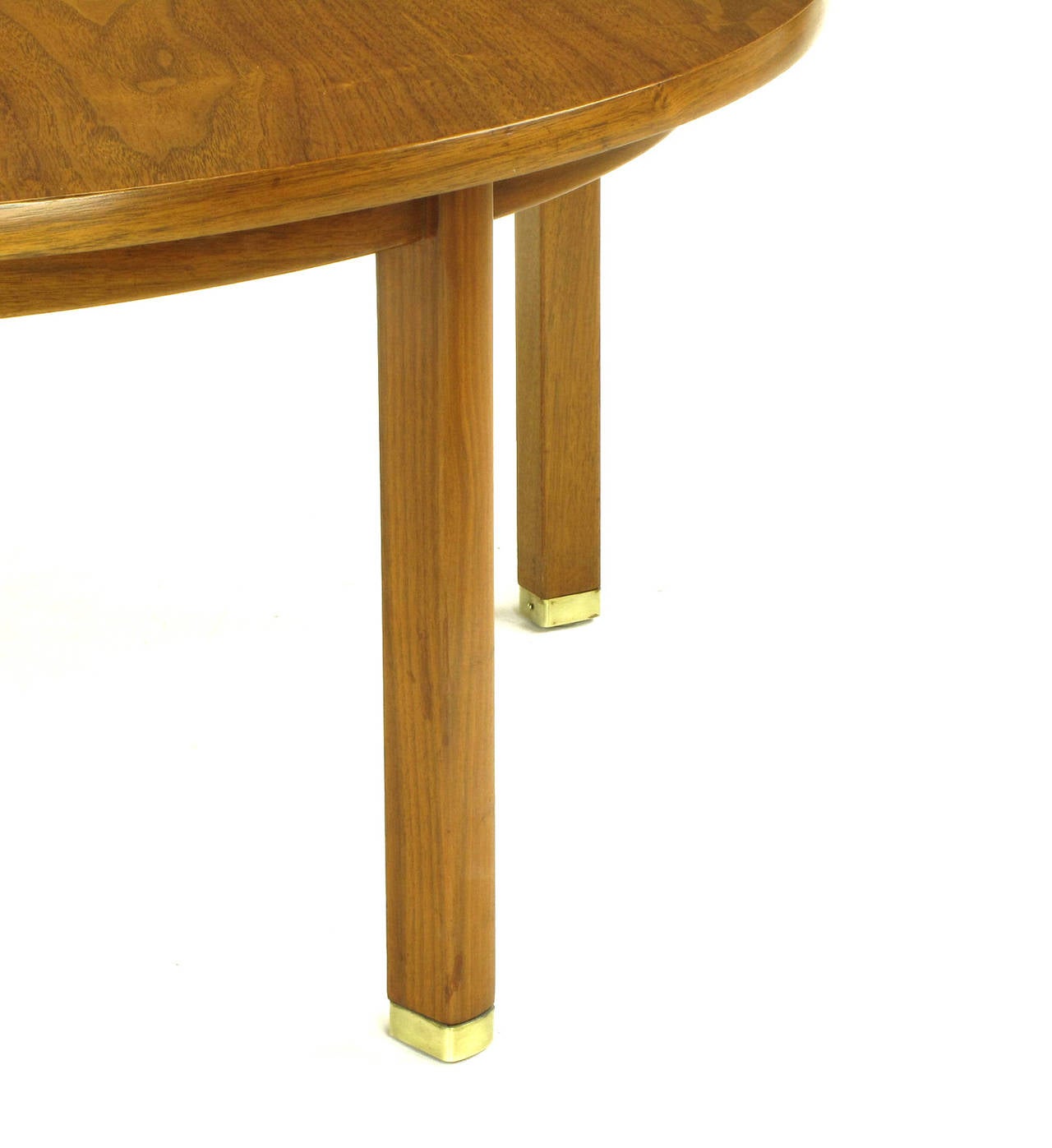 Mid-20th Century Uncommon Edward Wormley Five-Leg Walnut Coffee Table for Dunbar For Sale