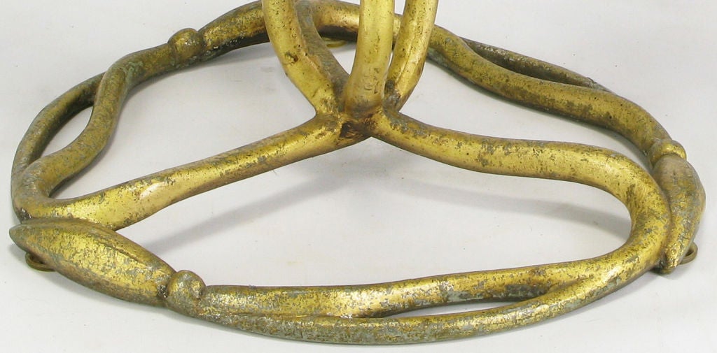 Gilt Lily Side Table 3
