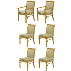 Set Six Charles Pfister Primavera Dining Chairs