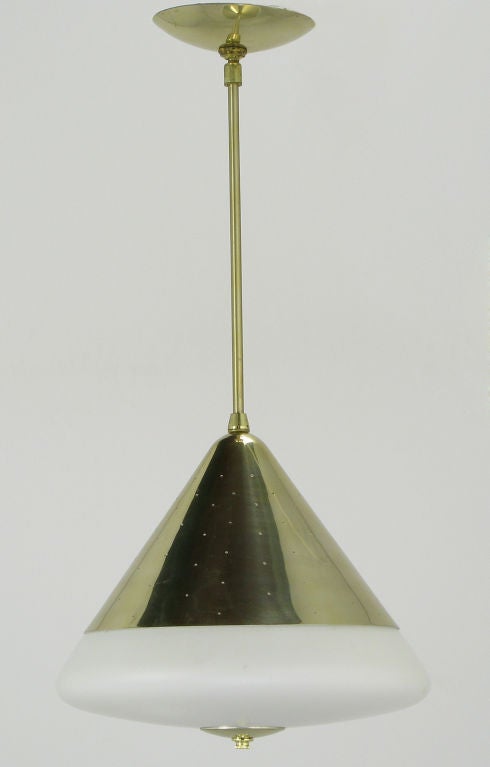 conical pendant light
