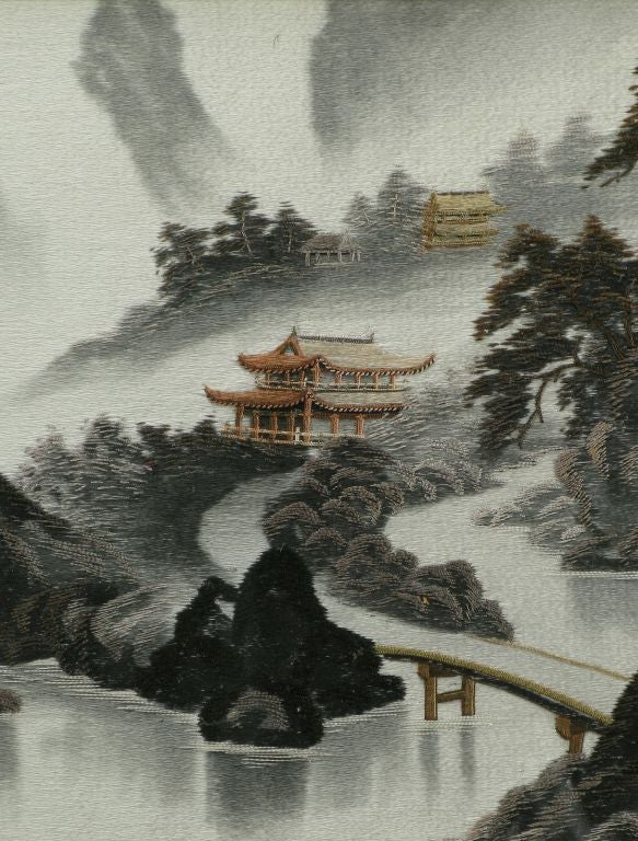japanese silk art embroidery