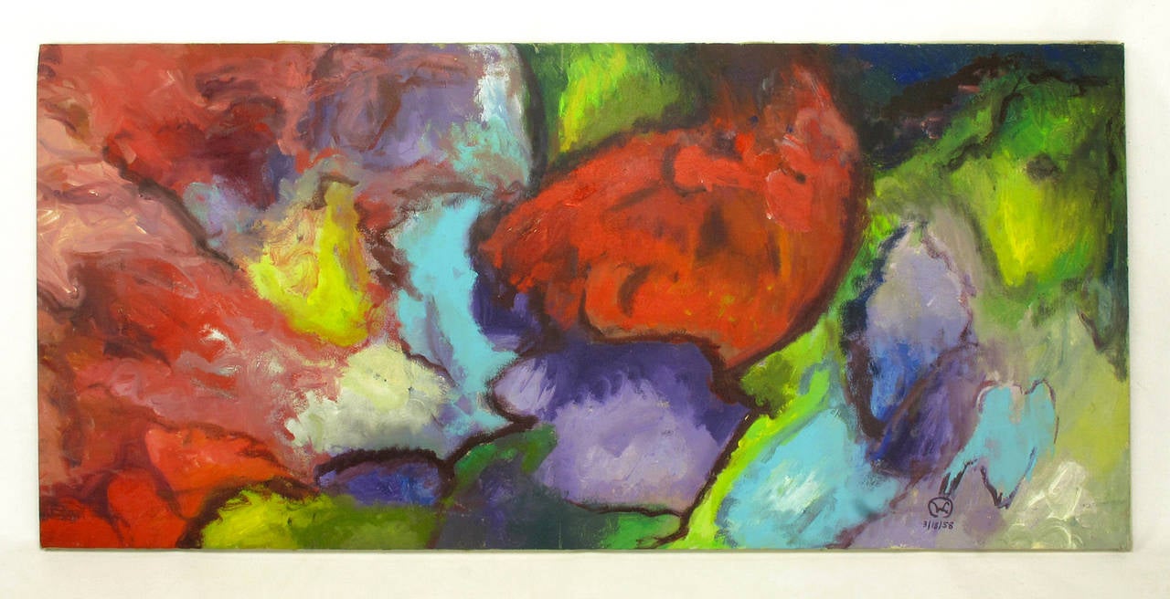 Abstract Expressionist painting entitled 