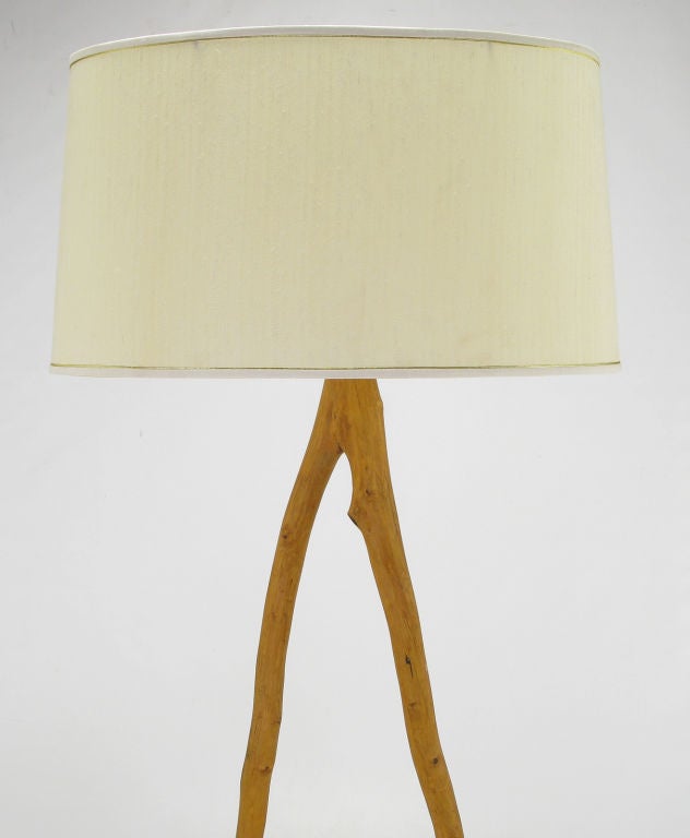 Adirondack Style Wood Floor Lamp
