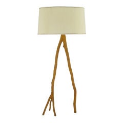 Adirondack Style Wood Floor Lamp