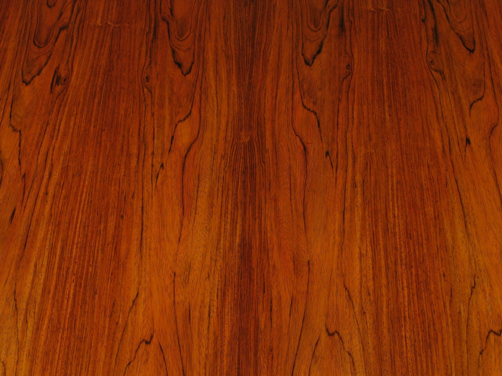 Edward Wormley Round Rosewood & Mahogany Coffee Table 6