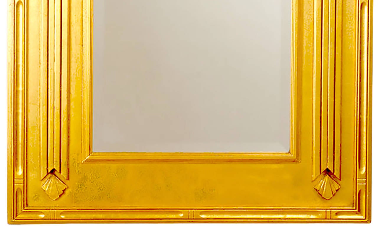 American Rare Jay Spectre Gilt Wall Mirror