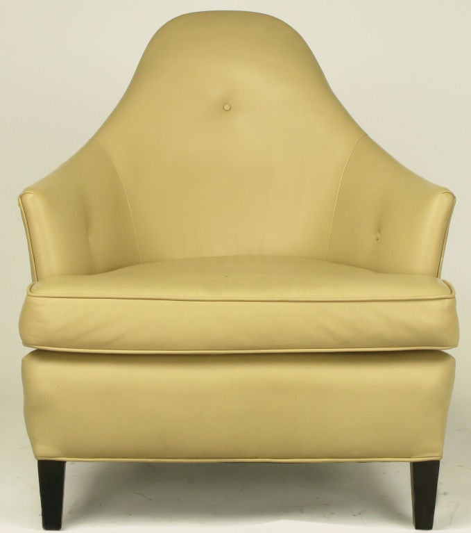 Pair John Hutton For Donghia Taupe Leather 