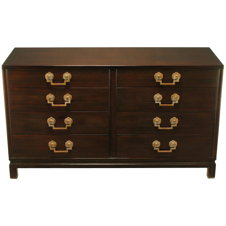 Landstrom Furniture Ribbon Mahogany Eight Drawer Dresser