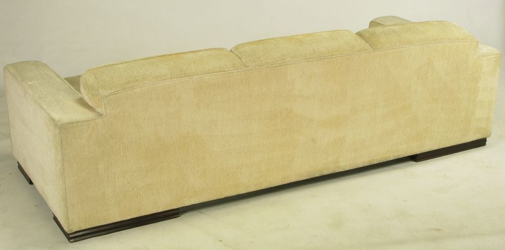 Wood Larry Laslo For John Widdicomb Art Deco Revival Sofa