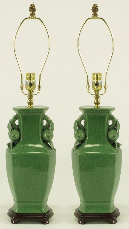jade green lamps