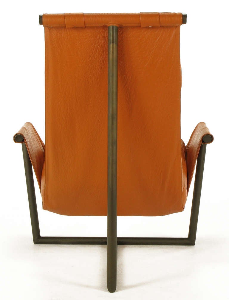 Steel T-Based Sling Chair by Jules Heumann for Metropolitan Furniture 1