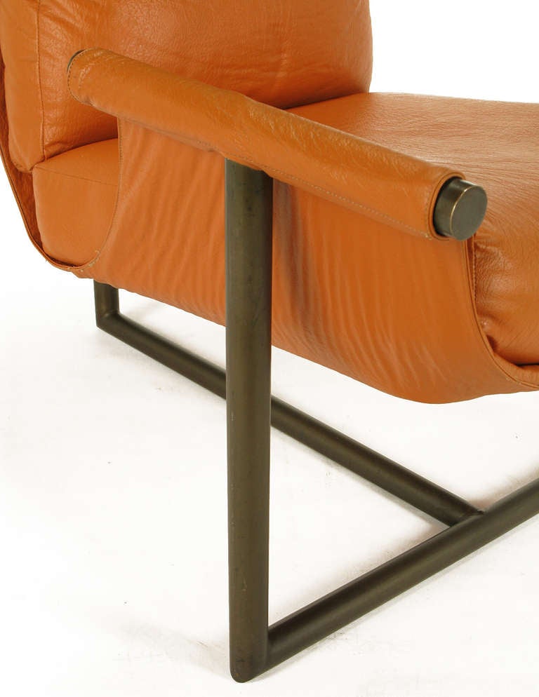 Steel T-Based Sling Chair by Jules Heumann for Metropolitan Furniture 2