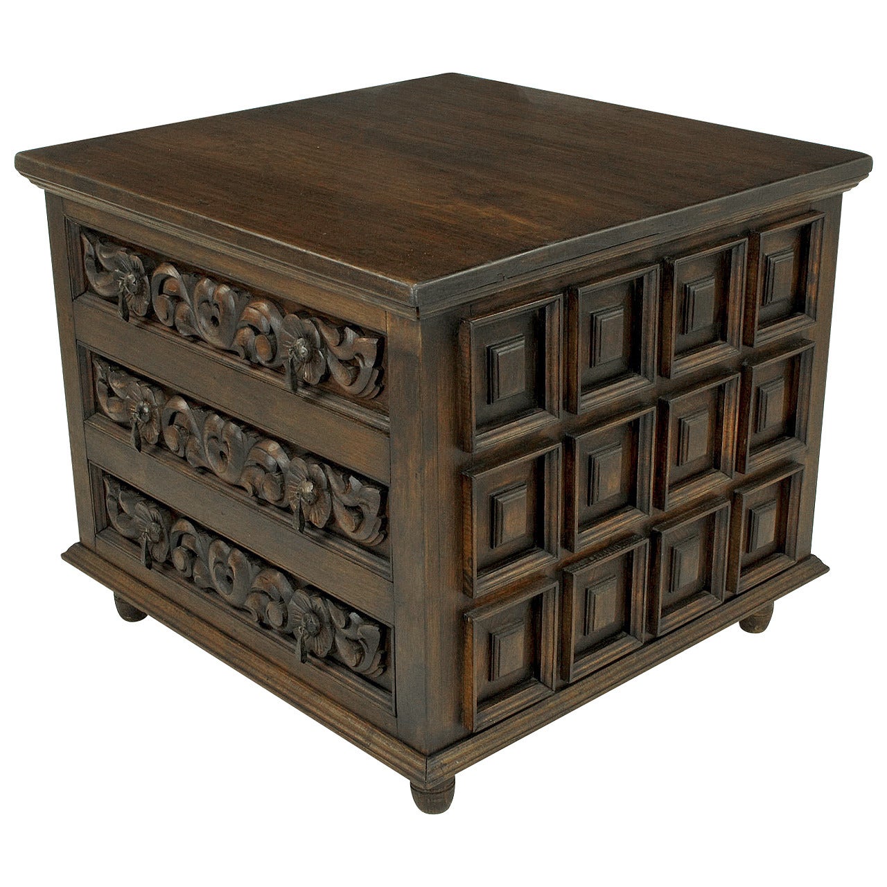 Artisan Handcrafted Artes De Mexico Three-Drawer Commode For Sale