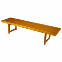 Torbjorn Afdal for Bruksbo Teak Wood Bench.