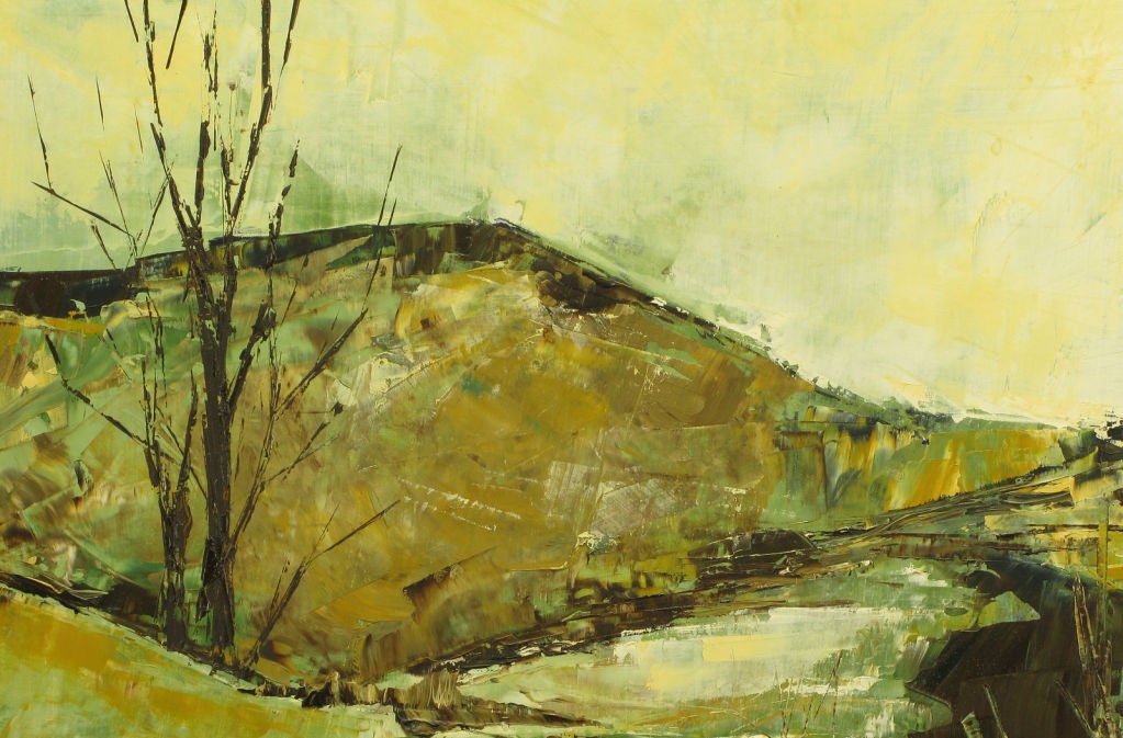 Impressionistische Landschaft, Ölgemälde von Tootelian (amerikanisch) im Angebot