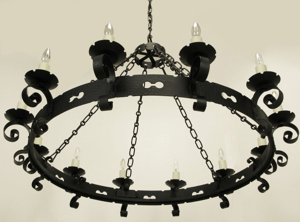 spanish revival chandelier