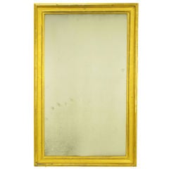 Early 1900's Parcel Gilt and Ochre Lacquered Well Aged Mirror 8