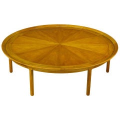 Tomlinson Sophisticates 54" Round Pecan & Butternut Coffee Table