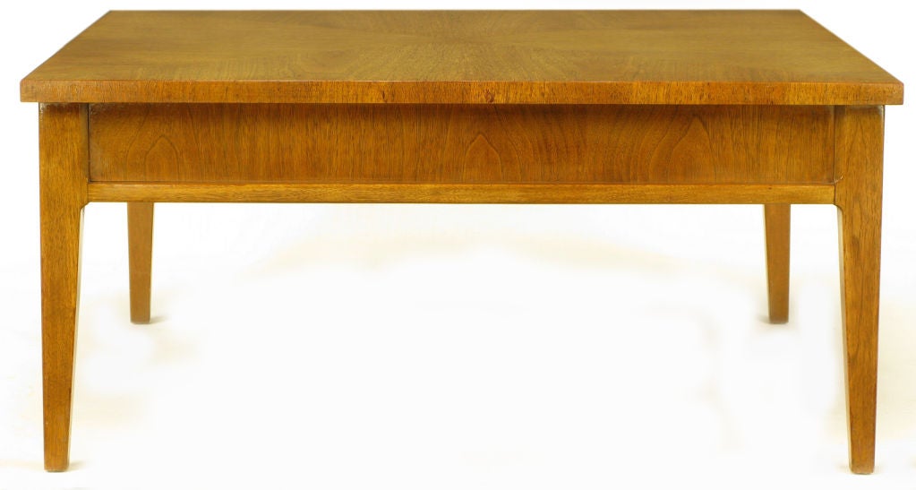 Milieu du XXe siècle Table basse en acajou Michael Taylor pour Baker New World en vente