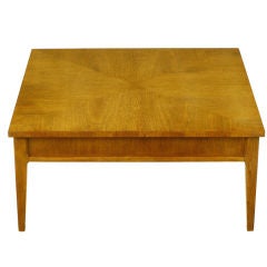 Vintage Michael Taylor For Baker New World Mahogany Coffee Table