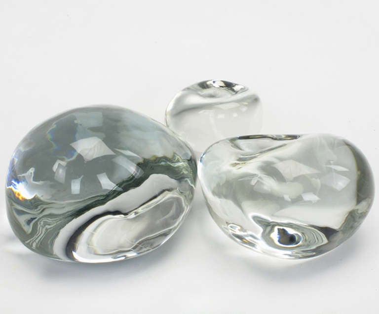 Italian Group of Three Asymmetrical Glass 