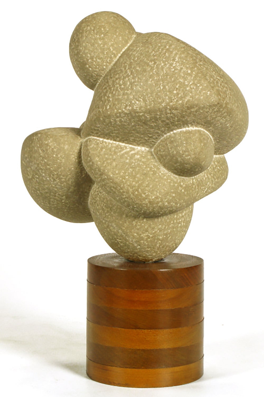 American 1960s Robert Lockhart Stone Sculpture Titled 