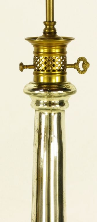 Warren Kessler Empire Style Mercury Glass Table Lamp 1