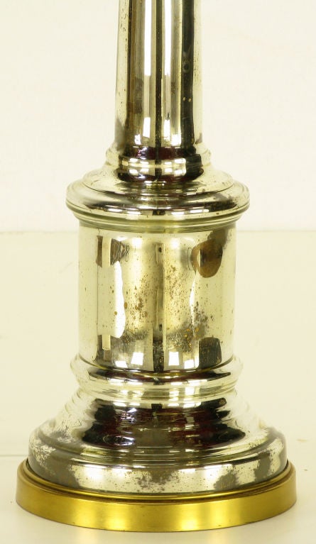 Warren Kessler Empire Style Mercury Glass Table Lamp 2