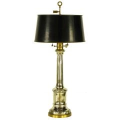 Retro Warren Kessler Empire Style Mercury Glass Table Lamp