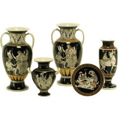 Collection Of Greek Pottery Vessels