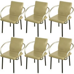 Six Ettore Sottsass Mandarin Chairs For Knoll