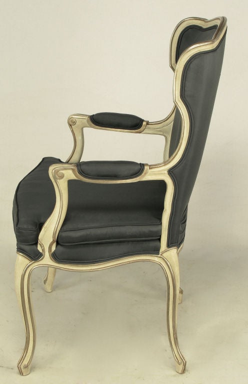 American Twelve Richard Wheelwright  Parcel Gilt Regency Dining Chairs