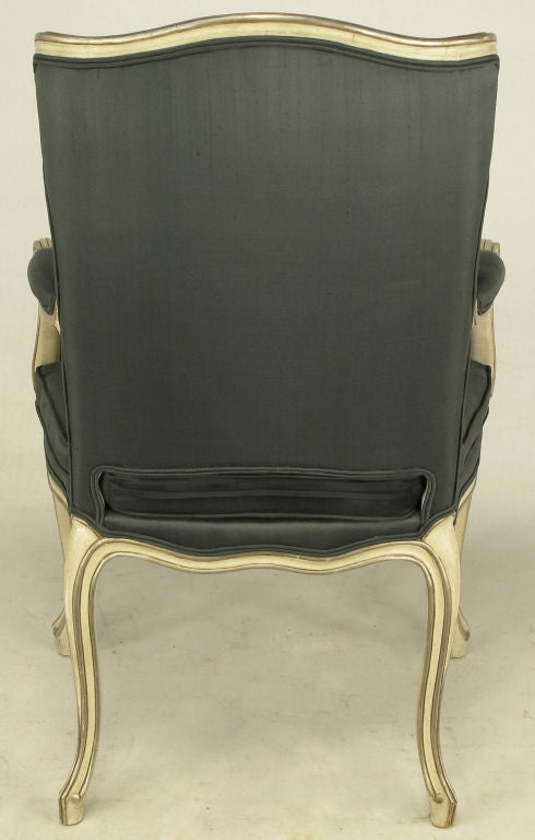 Mid-20th Century Twelve Richard Wheelwright  Parcel Gilt Regency Dining Chairs